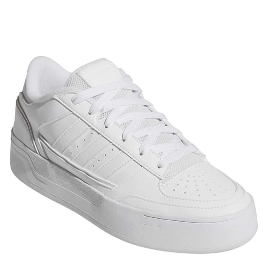 Women's adidas Break Start Bold Low Top Trainers in Ftwr White/Ftwr - Image 3