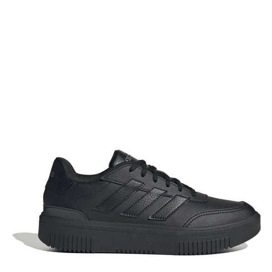 Women's adidas Courtblock Trainers in Triple Black - Image 1