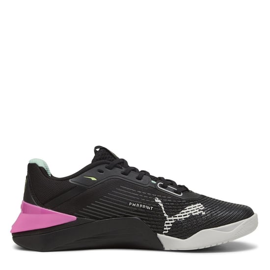 Women's Puma Hybrid Training Shoes in Black-Pinkpi - Image 4