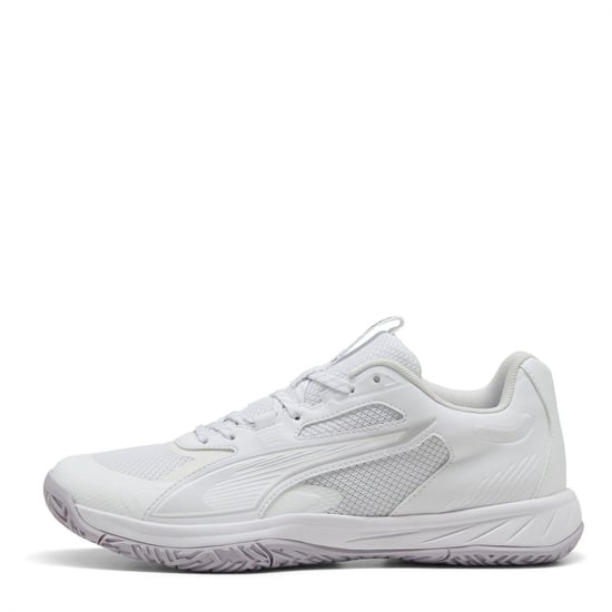 Women's Puma Accelerate Pro W+ 4 Game On Handball Trainers in White-Lilac - Image 2