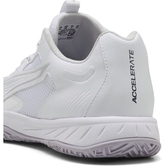 Women's Puma Accelerate Pro W+ 4 Game On Handball Trainers in White-Lilac - Image 5