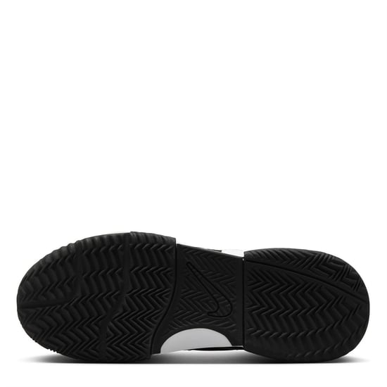 Women's Nike W Court Lite 4 in Black/White-Ant - Image 3