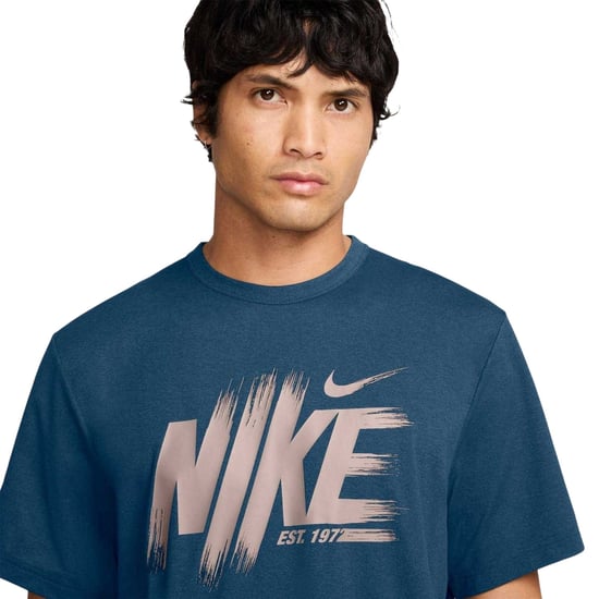Nike Dri-FIT-T-shirt för män (Blå) - Image 4