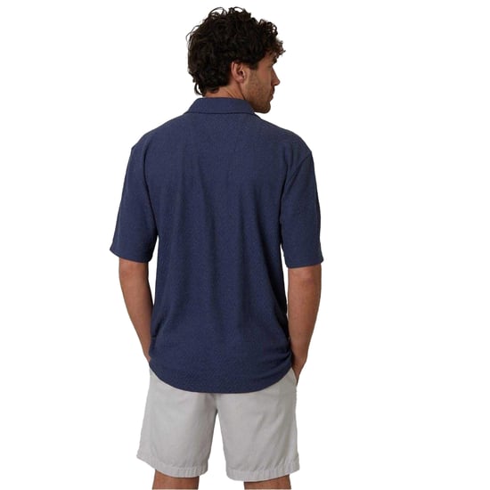 Threadbare Herenoverhemd van Selkirk met relaxte pasvorm (Denim) - Image 2