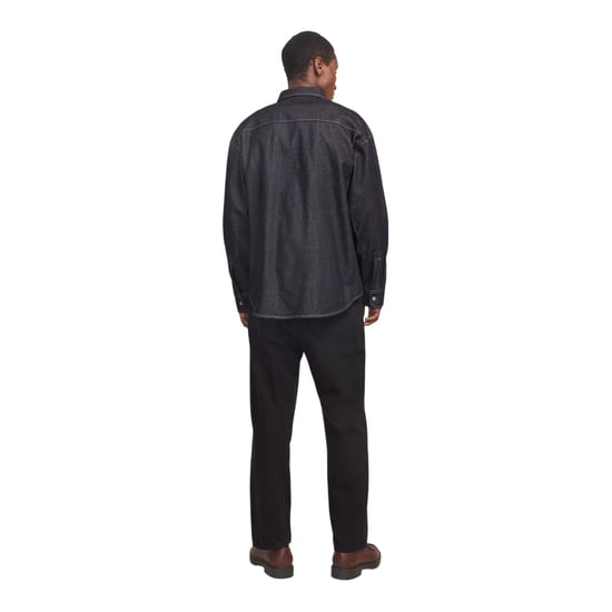 Jack And Jones Heren Normaal Overhemd (Donkere Denim) - Image 3