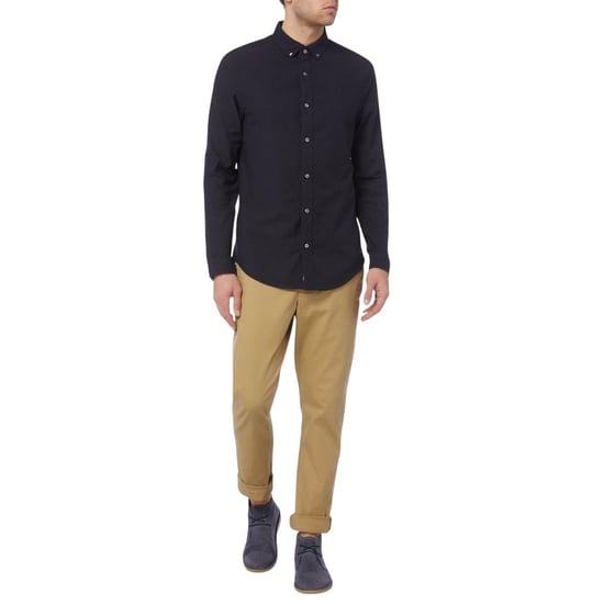 Original Penguin Stickert Pete EcoVero långärmad tröja för män (Mörk safir) - Image 4