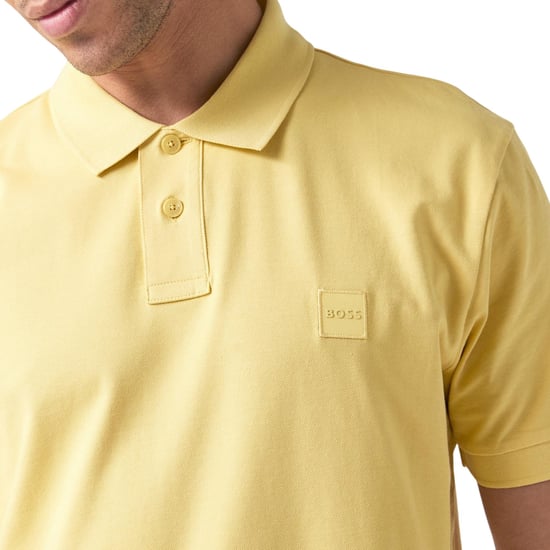 Boss Heren Passenger Box Logo Polo Shirt (Licht) - Image 3