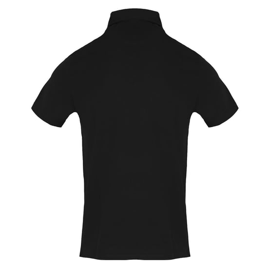 Aquascutum Heren Poloshirt met Kraag en Korte Mouwen (Zwart) - Image 2