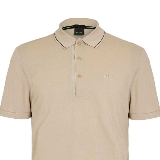 Boss Heren Paule 4 Poloshirt (Licht Beige) - Image 3