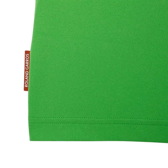 Lacoste Heren Roland Garros Edition gestreept Ultra Dry slim-fit tennis-poloshirt met korte mouwen (Groen) - Image 4