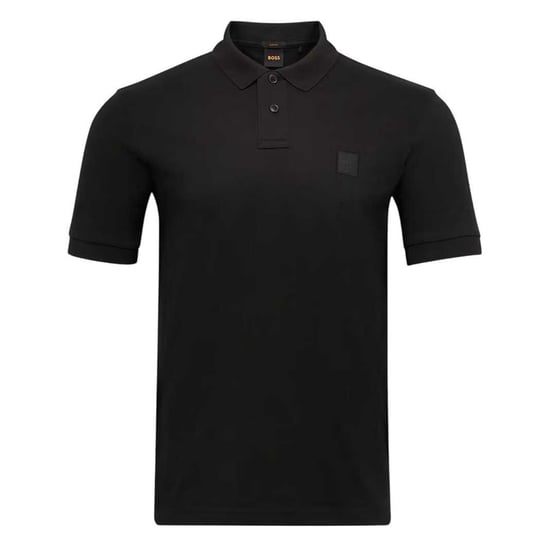 Boss Mens Passenger Box Logo Polo Shirt (Black) - Image 1
