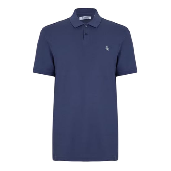 Original Penguin Polotröja med broderad logotyp för herrar (Indigo) - Image 1