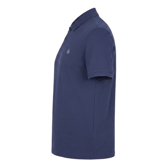 Original Penguin Polotröja med broderad logotyp för herrar (Indigo) - Image 3