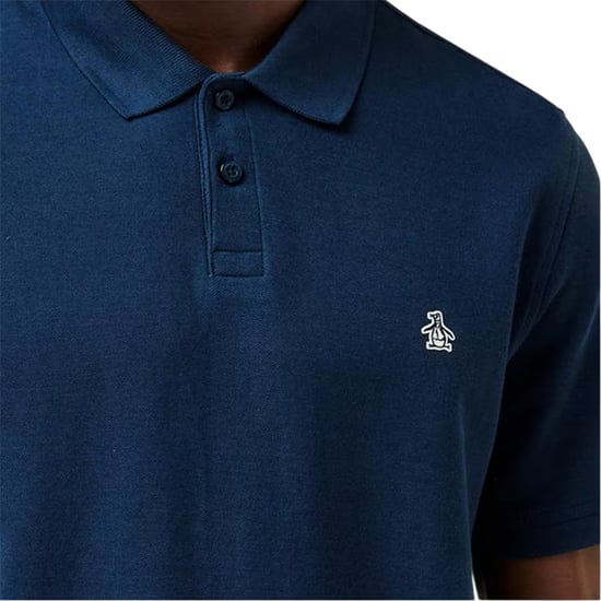 Original Penguin Polotröja med broderad logotyp för herrar (Yale Blue) - Image 3