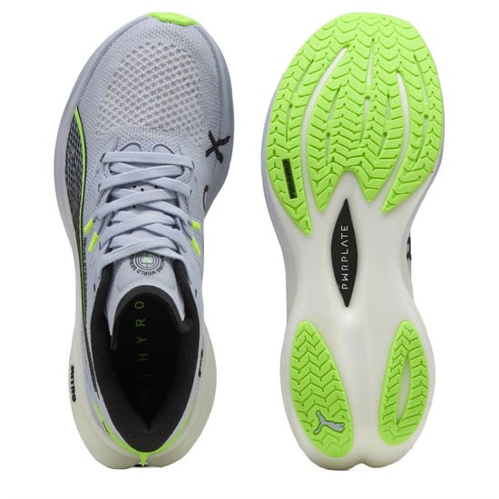 Women's Puma Deviate Nitro 3 Hyrox Wns Road Running Shoes in Cool Green - Image 3