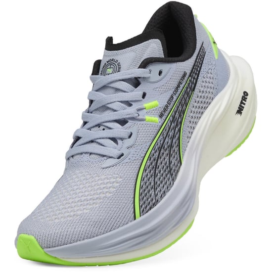Women's Puma Deviate Nitro 3 Hyrox Wns Road Running Shoes in Cool Green - Image 6