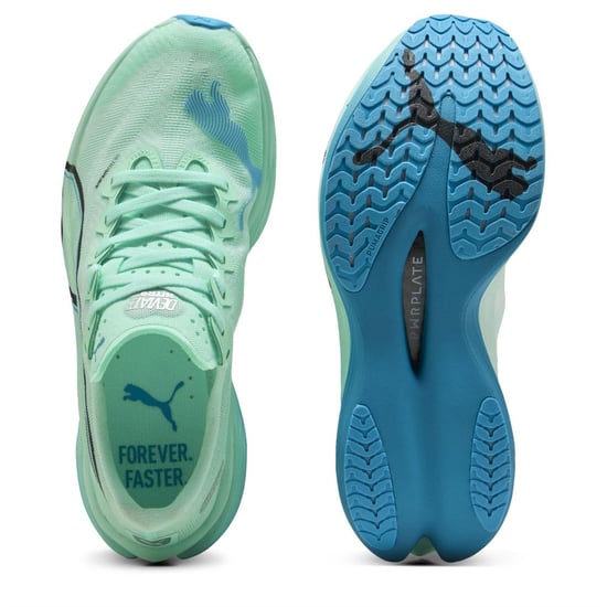 Women's Puma Nitro Elite 3 Road Running Shoes Womens in Mint Melt - Image 3
