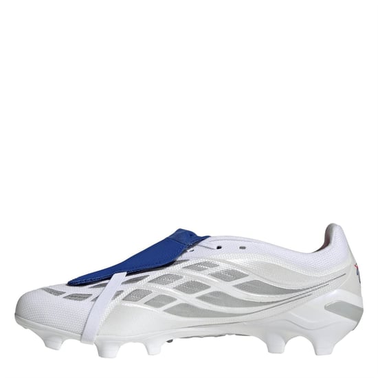Men's adidas Predator .3 FG Lace-Up Sneakers in White/Blue - Image 2