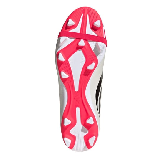 Men's adidas Predator Fold Over Tongue Club Firm Ground Football Boots in Red/Blk/White - Image 6