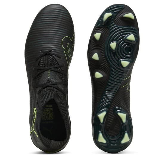 Men's Puma 8 Pro Firm Ground Football Boots in Puma Black - Image 3