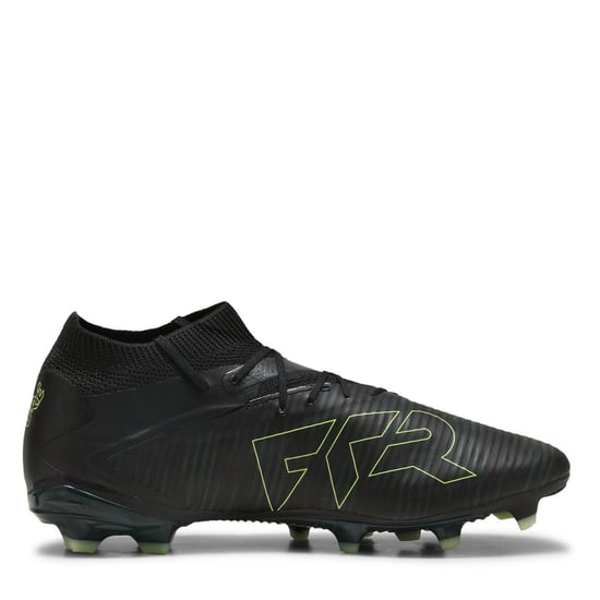 Men's Puma 8 Pro Firm Ground Football Boots in Puma Black - Image 4