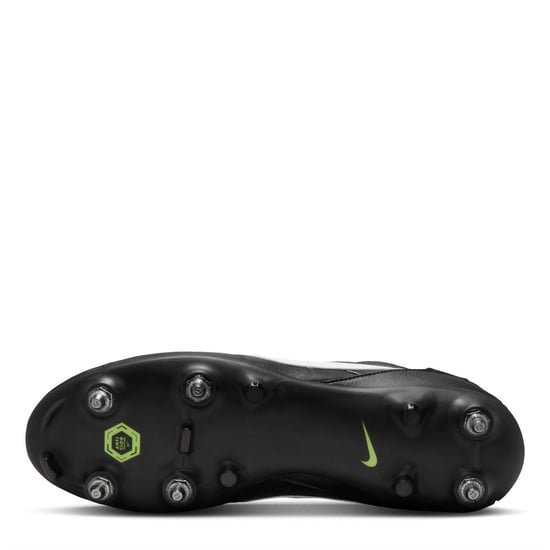 Men's Nike Premier 3 Anti Clog Soft Ground Football Boots in Black/White - Image 3