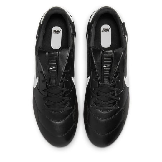 Men's Nike Premier 3 Anti Clog Soft Ground Football Boots in Black/White - Image 6