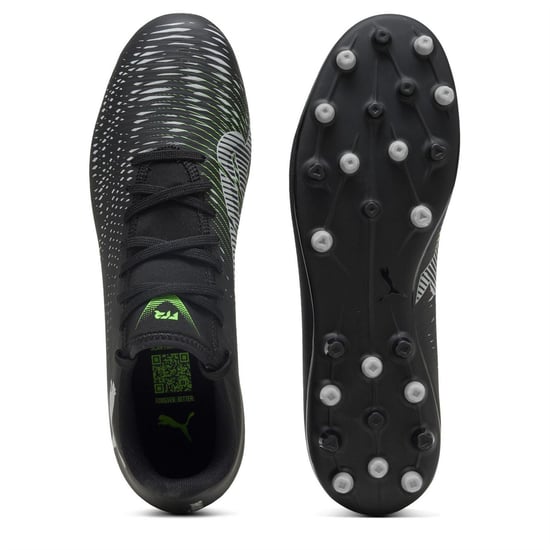 Men's Puma Future 8 Play Mg Firm Ground Football Boots in Puma Black-Co - Image 3