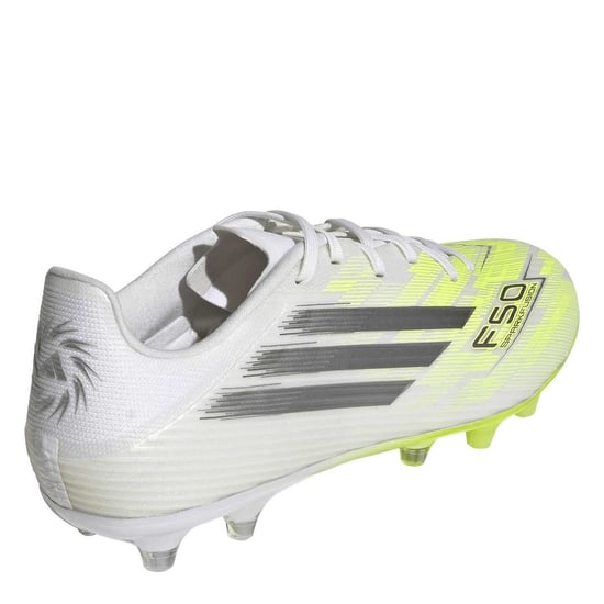 Men's adidas F50 Sparkfusi in Ftwr White/Iron - Image 4