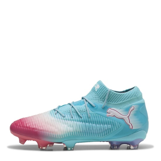 Men's Puma 8 Ultimate Adults Firm Ground Football Boots in Blue/White - Image 2