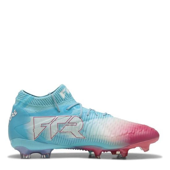 Men's Puma 8 Ultimate Adults Firm Ground Football Boots in Blue/White - Image 4