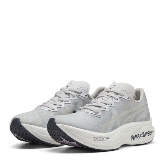 Women's Puma Deviate Nitro Elite 3 Saysky Wns Road Running Shoes in Cool Light Grey - Image 1