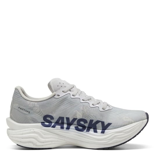 Women's Puma Deviate Nitro Elite 3 Saysky Wns Road Running Shoes in Cool Light Grey - Image 4