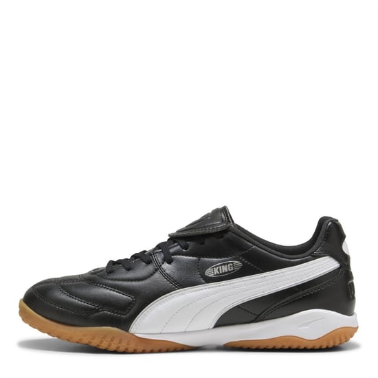 Men's Puma King Liga It Indoor Football Boots in Puma Black-Pu - Image 2