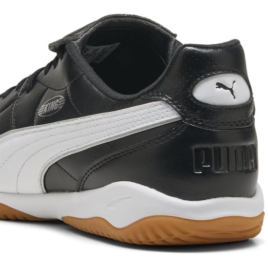 Men's Puma King Liga It Indoor Football Boots in Puma Black-Pu - Image 5