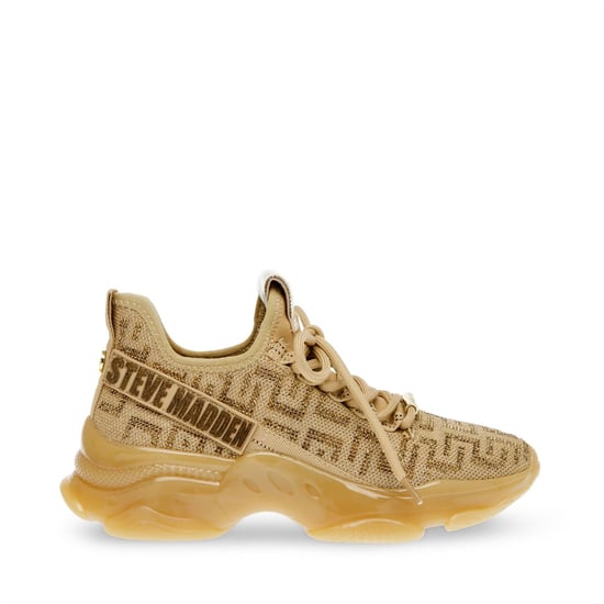 Women's Steve Madden Maxout Traine in Gold - Image 1