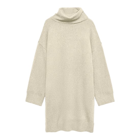 Vero Moda Gebreide jurk met col voor dames (Natuurlijk) - Image 1