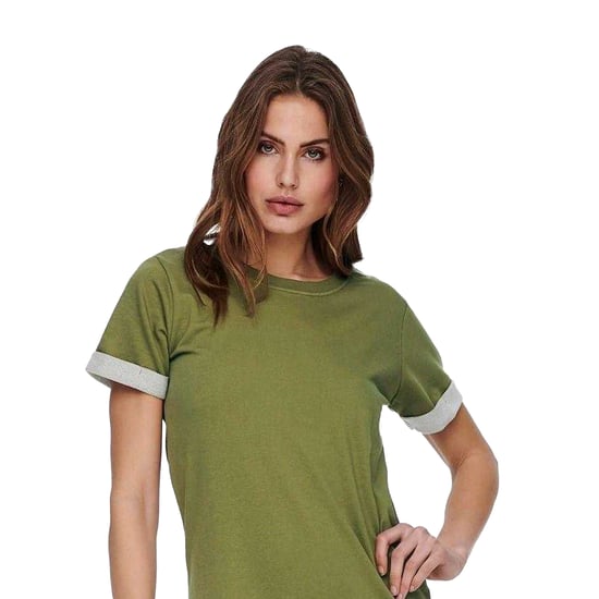 Only Mini-shirtjurk met ronde hals voor dames (Martini-olijfje) - Image 3