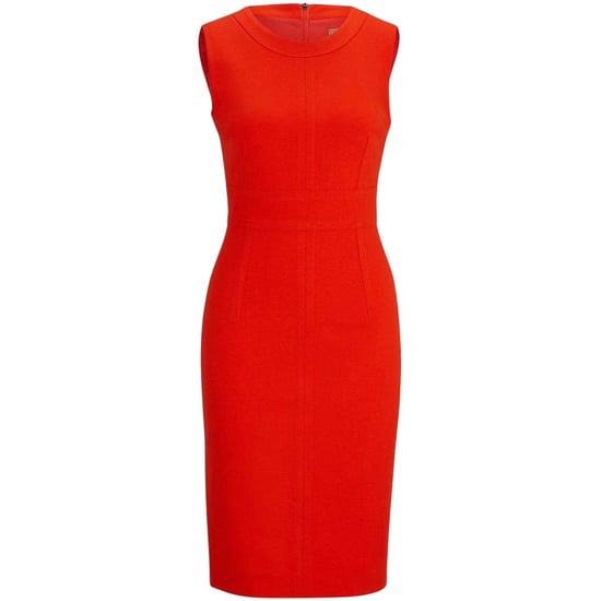 Boss Dirula-jurk met ronde hals voor dames (Helder oranje) - Image 2