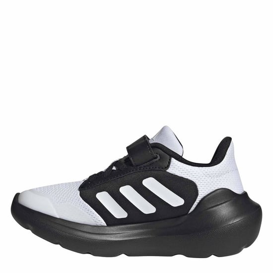 Boys adidas Tensaur Run 3 in Core Black/Ftwr - Image 2