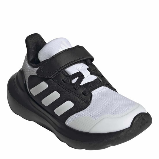 Boys adidas Tensaur Run 3 in Core Black/Ftwr - Image 3