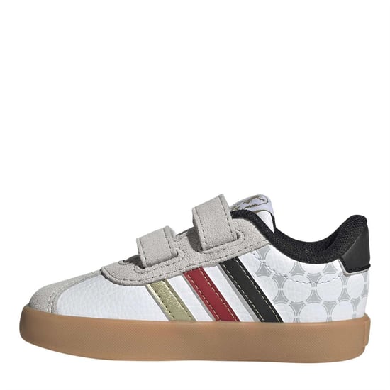 Boys adidas Vl Court 3.0 Trainers in Ftwr White/Core - Image 2