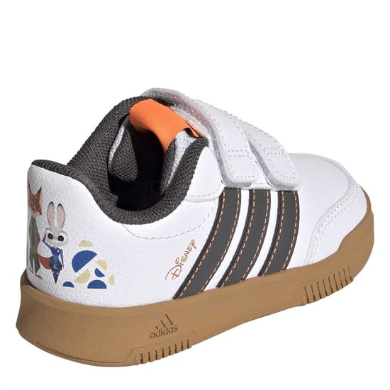 Boys adidas Tensaur Zooto in Ftwr White/Grey - Image 4