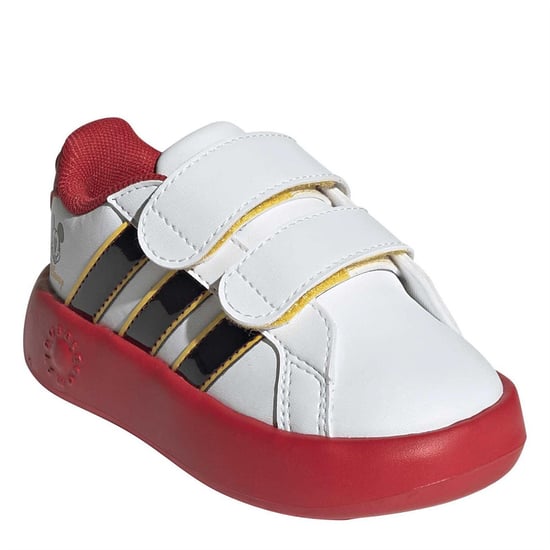 Boys adidas Grand Court M in Ftwr White/Core - Image 3
