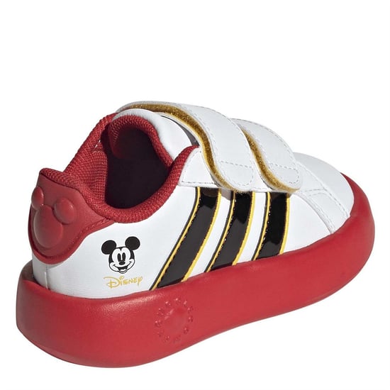 Boys adidas Grand Court M in Ftwr White/Core - Image 4