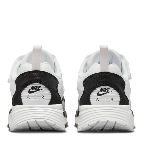 Boys Nike Air Max Solo Lace Up Road Sneakers in White/Black-Pur - Image 4