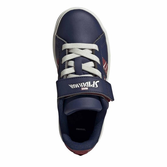 Boys adidas Grand Court Spider-Man Trainers in Dark Blue/Activ - Image 5