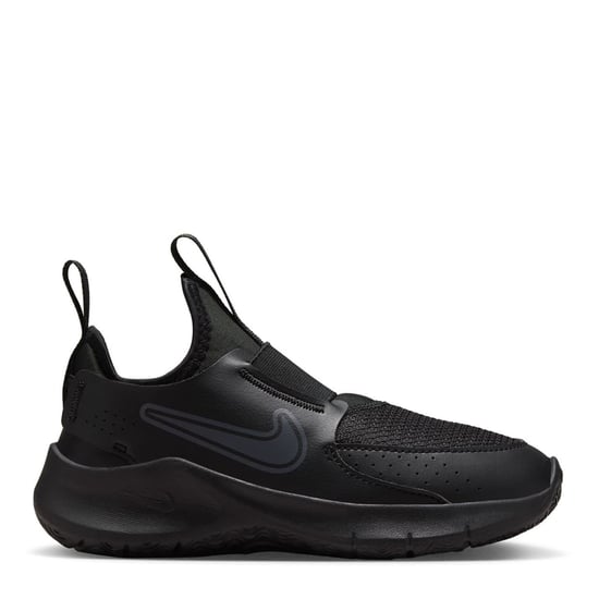 Boys Nike Flex Runner 3 Low Top Running Sneakers in Triple Black - Image 1