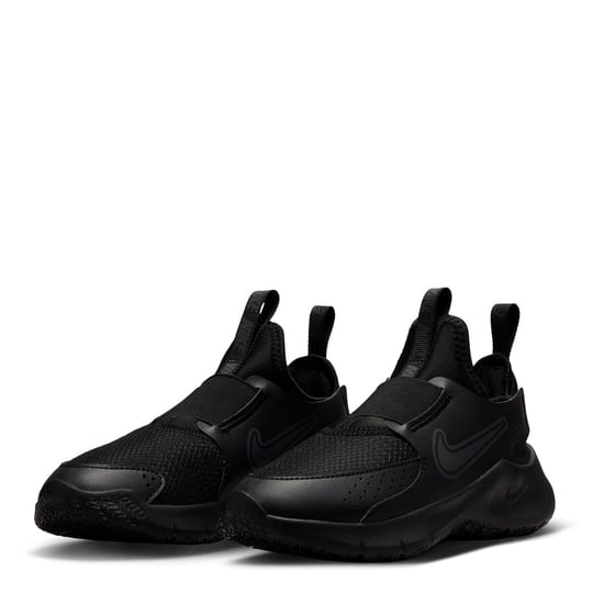 Boys Nike Flex Runner 3 Low Top Running Sneakers in Triple Black - Image 3