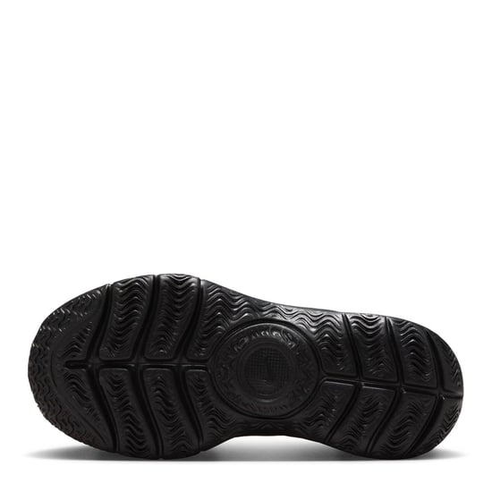 Boys Nike Flex Runner 3 Low Top Running Sneakers in Triple Black - Image 6